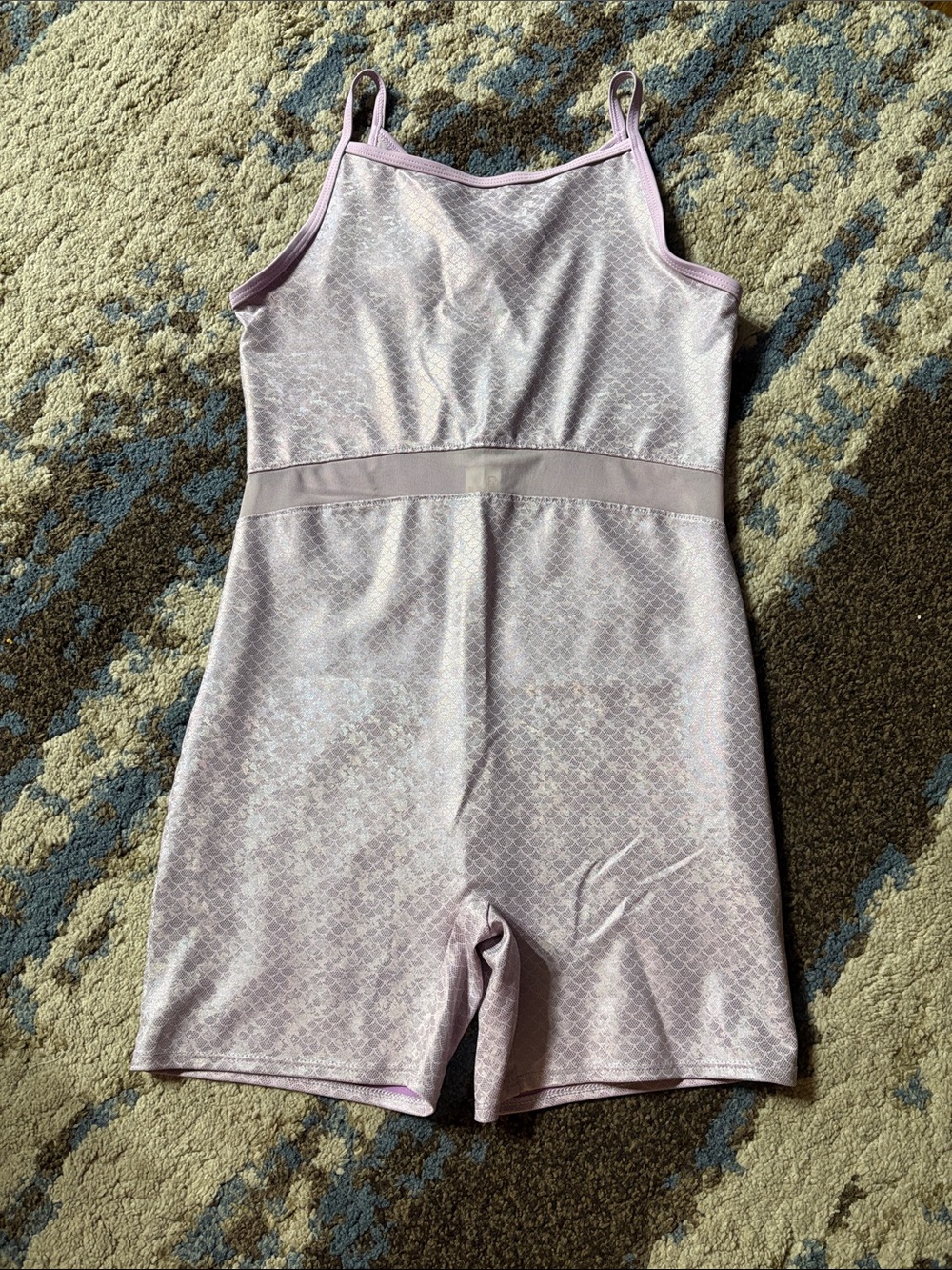 Girls' Lilac Shimmer leotard